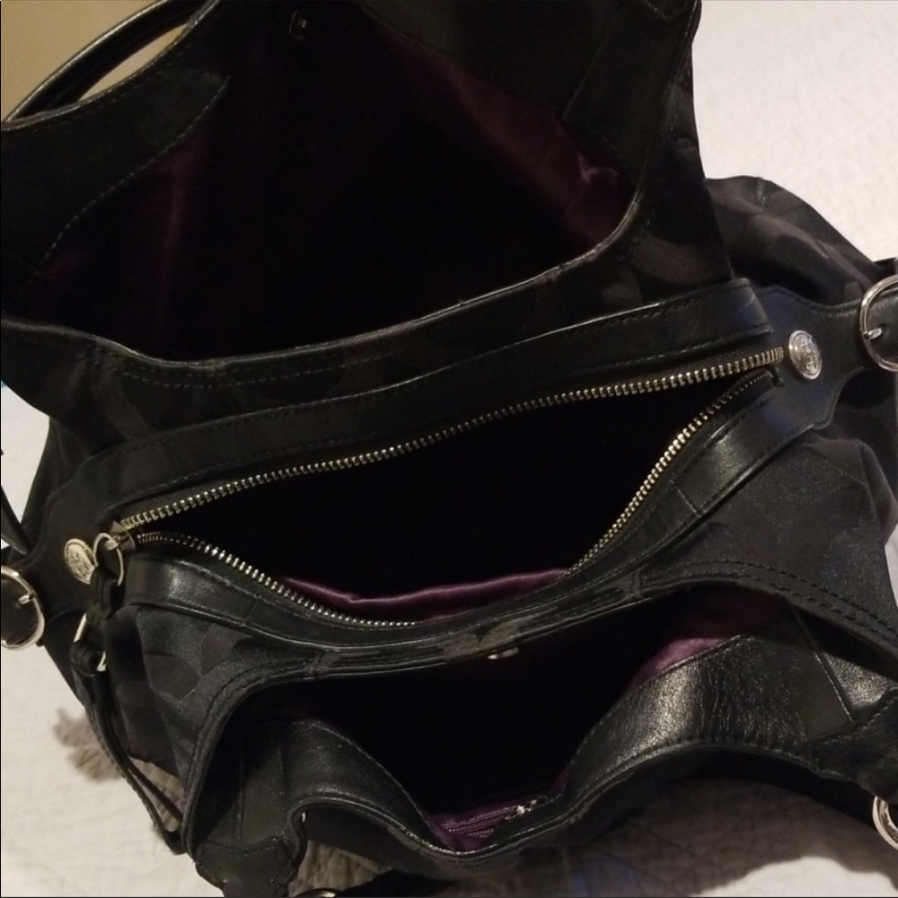 Beautiful authentic black COACH handbag